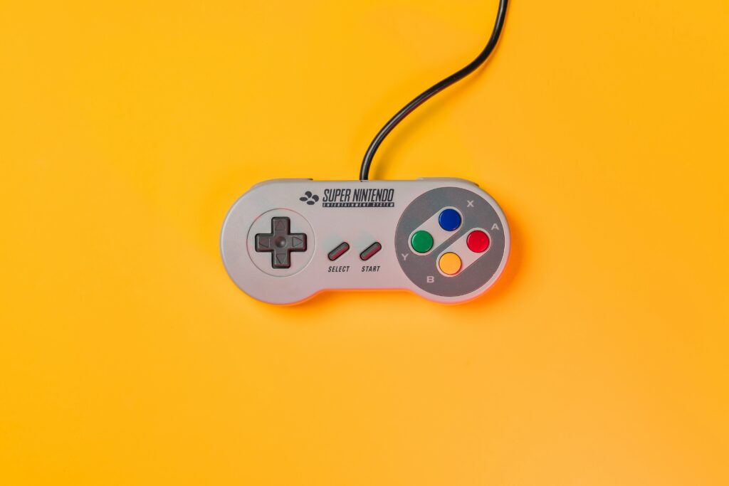 Symbolbild eines Super-Nintendo-Controllers für den Retro Gaming Treff in der Stadtbibliothek Osnabrück