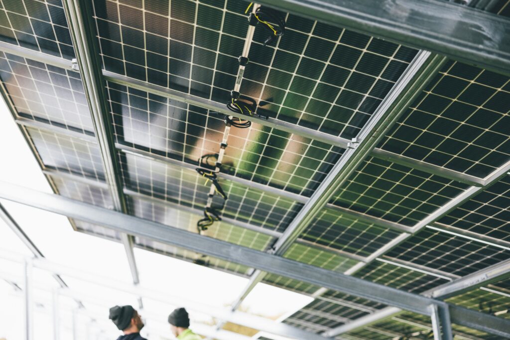 Symbolbild: Solarmodule als Sinnbild für den Workshop zu Sonnenenergie in der Stadtbibliothek Osnabrück