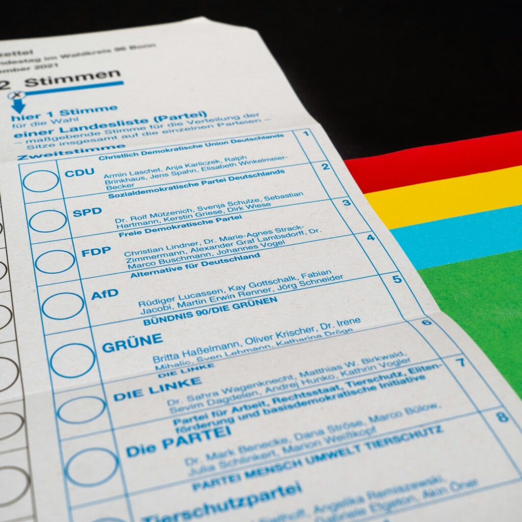 Wahlurne bei einer Wahl