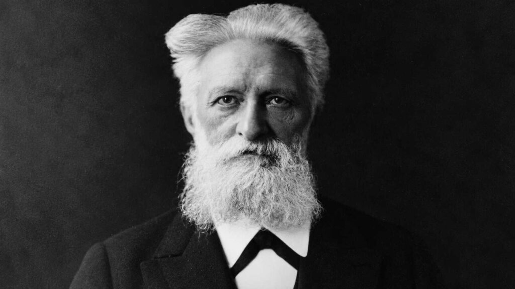 Historisches Porträt des Philosophen Rudolf Eucken
