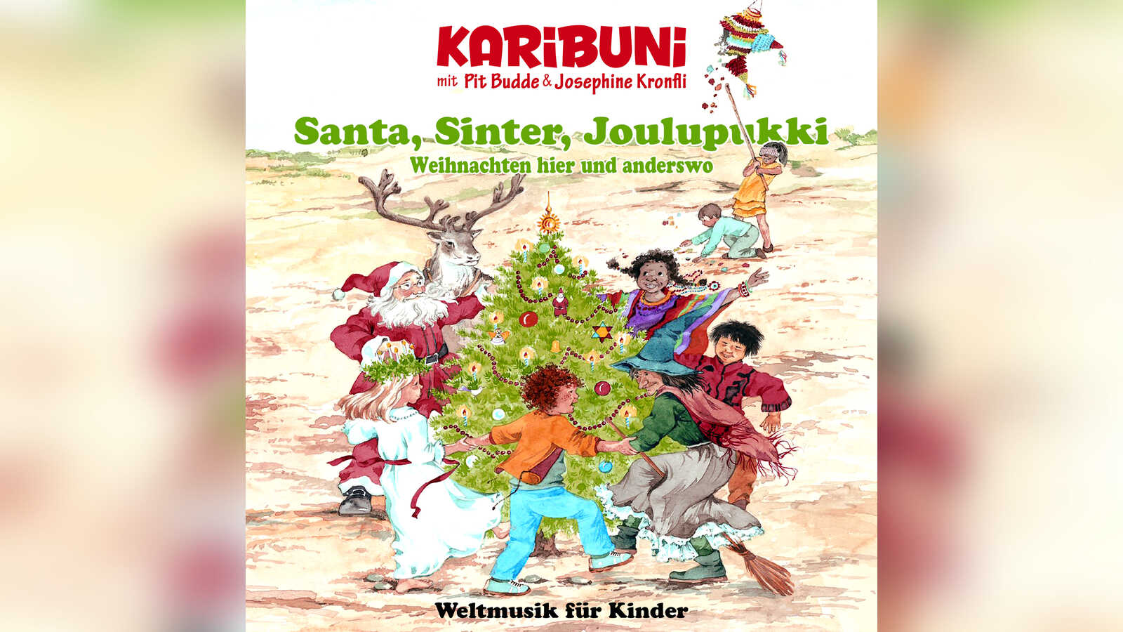 Cover des Weihnachtsprogramms Santa, Sinter, Joulupukki von Karibuni