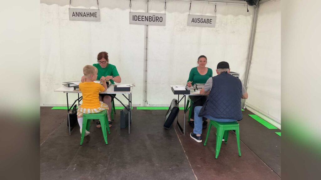 Das Ideen-Büro der Kunstschule Lingen im Projekt Wie wollen wir leben