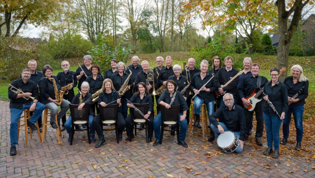 Gruppenfoto der Harle BigBand aus dem Herbst 2024