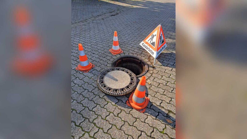 Arbeiten am Abwassernetz im Stadtgebiet Gescher