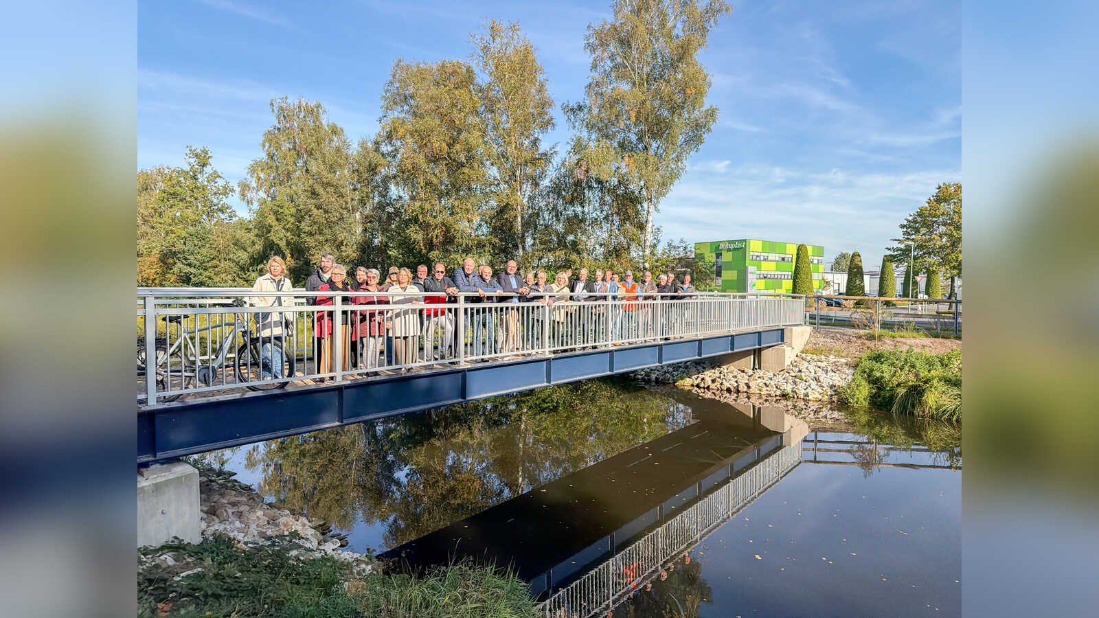 Neuer asphaltierter Radweg an der K19 in der Grafschaft Bentheim