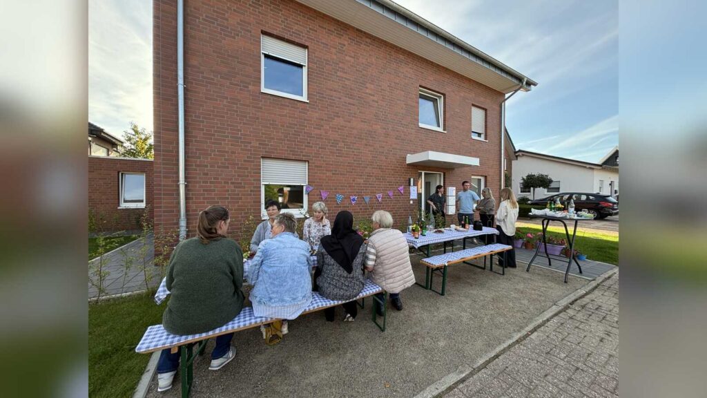 Neue städtische Flüchtlingsunterkunft an der Straße Dorbröker in Rhede