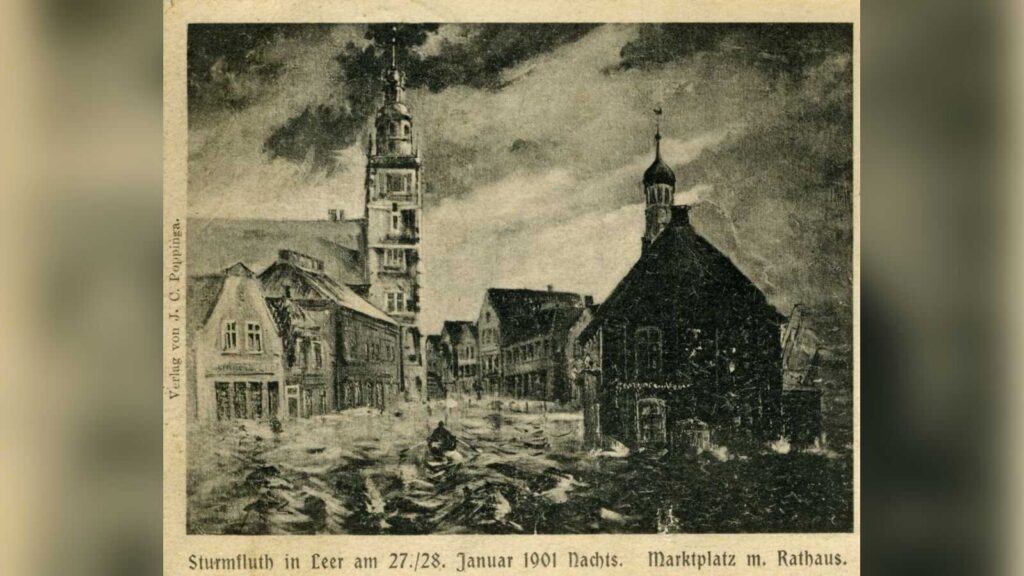 Historische Postkarte aus der Sammlung des Heimatmuseums Leer