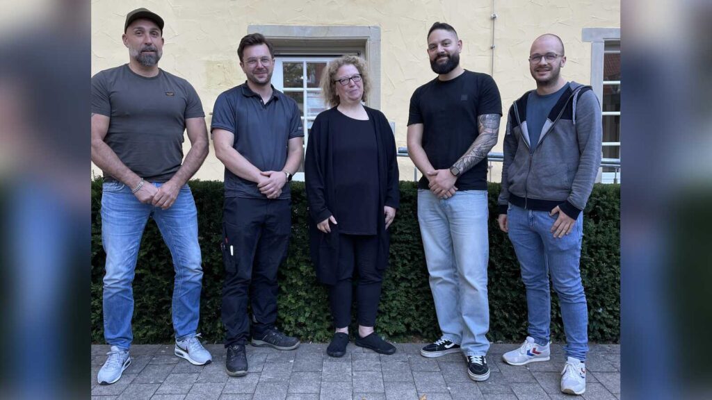 Vertreter der Stadt Coesfeld und des Kolping-Bildungswerks beim Auftakttreffen
