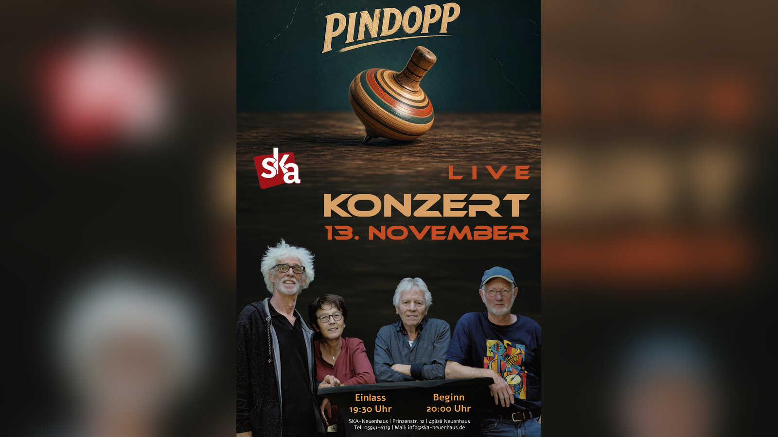 Die Band PINDOPP bei einem Auftritt