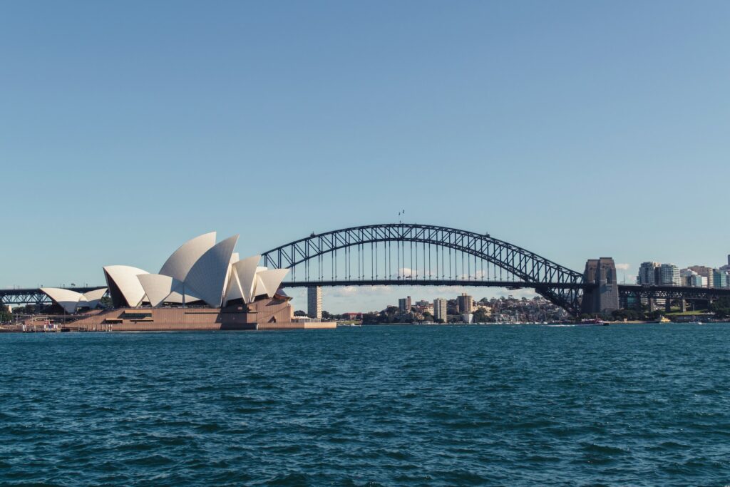 Sydney Opera House und Harbour Bridge in Australien