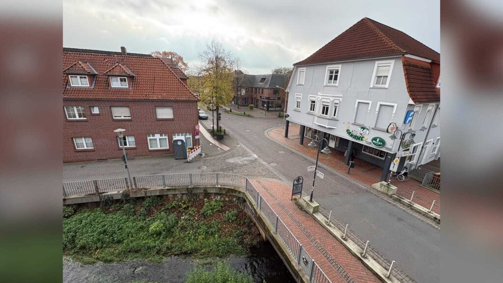 Kreuzung Große Straße, Marschstraße, Münsterstraße und Contrescarpe in Vechta