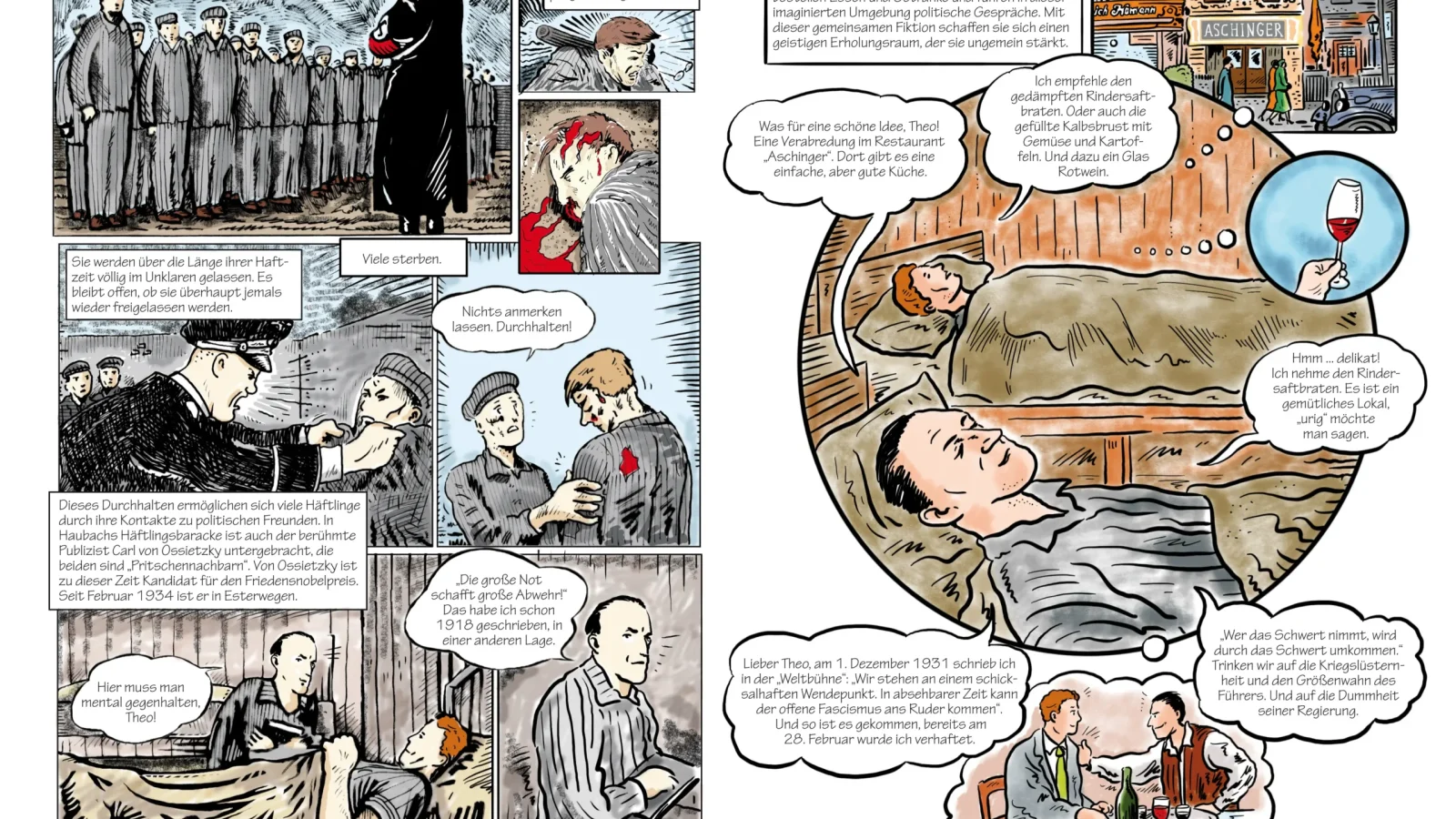 Graphic Novel „Widerstand - Tony Sender - Julius Leber - Theodor Haubach. Im Kampf für Freiheit und gegen die Diktatur“, Niels Schröder, BeBra Verlag