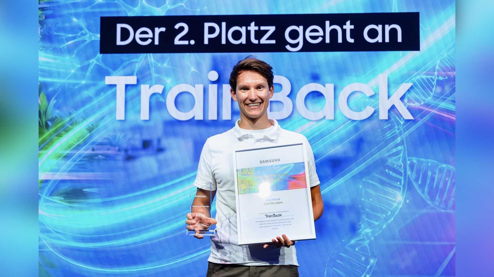 Das Lingener Start-up TrainBack beim Samsung-Wettbewerb Solve for Tomorrow 2026