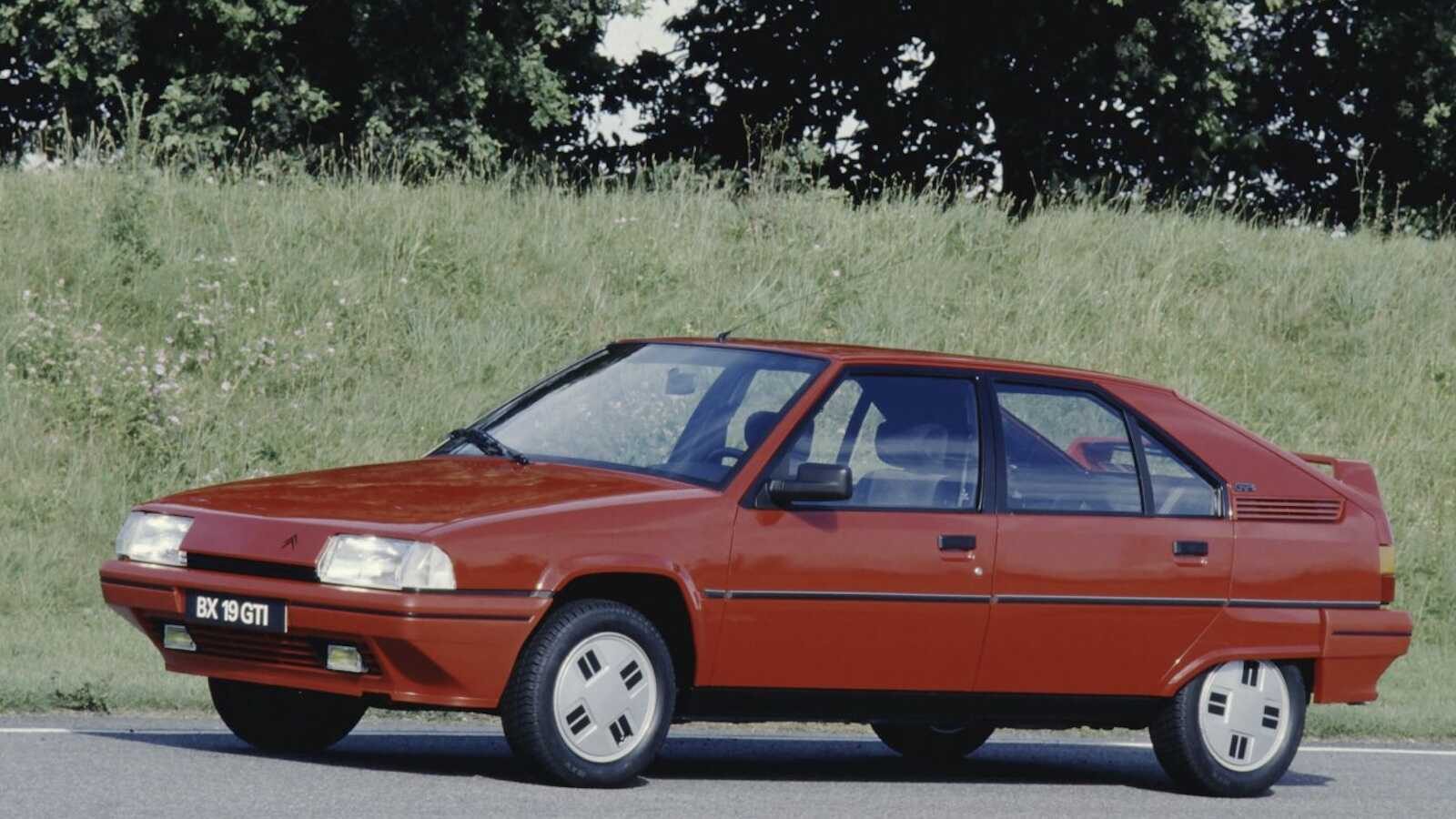Citroën BX GTi aus den 1980er-Jahren in Seitenansicht