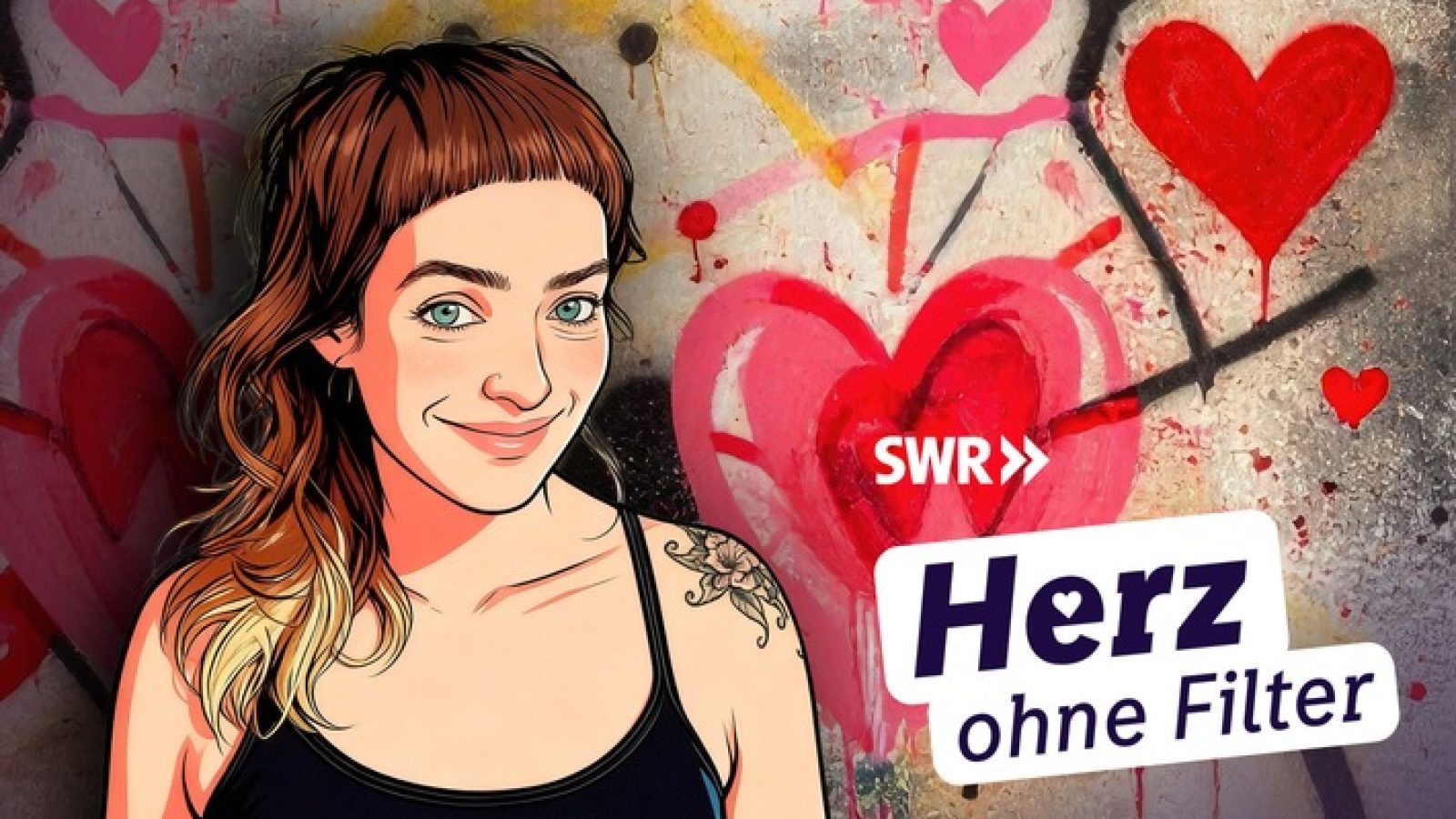 SÜDWESTRUNDFUNK
,,Herz ohne Filter" - der Podcast über Liebe, Beziehung und alles dazwischen - Jeden Mittwoch ab 8. April in ARD Sounds und überall, wo es Podcasts gibt.
Im SWR1 Podcast ,,Herz ohne Filter" spricht Host Sabine Hub mit verschiedenen Gästen und Expertinnen über die Themen Liebe, Beziehung, Familie und Sex.
ab 8. April 2026 jeden Mittwoch in ARD Sounds und überall, wo es Podcasts gibt
© SWR/Monika Schimmelpfennig/Adobe Stock, honorarfrei - Verwendung gemäß der AGB im engen inhaltlichen, redaktionellen Zusammenhang mit genannter SWR-Sendung und bei Nennung "Bild: SWR/Monika Schimmelpfennig/Adobe Stock" (S2). SWR Presse/Bildkommunikation, Baden-Baden, Tel: 07221/929-26868, foto@swr.de / Weiterer Text über ots und www.presseportal.de/nr/7169 / Die Verwendung dieses Bildes für redaktionelle Zwecke ist unter Beachtung aller mitgeteilten Nutzungsbedingungen zulässig und dann auch honorarfrei. Veröffentlichung ausschließlich mit Bildrechte-Hinweis.