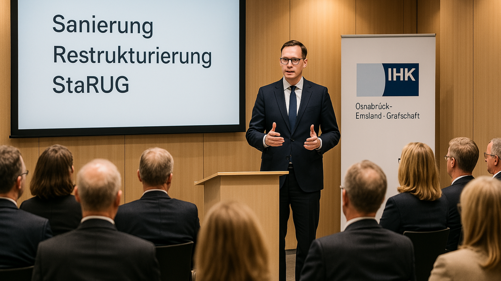 Wege aus der Krise: Informationsveranstaltung zur Unternehmenssanierung in Osnabrück