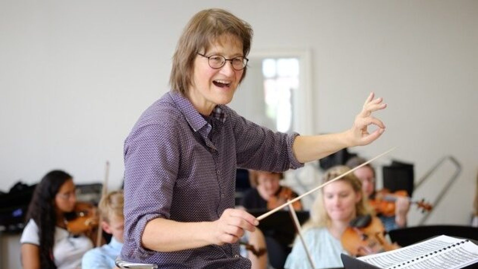 Dr. Claudia Kayser-Kadereit bei einem Konzert