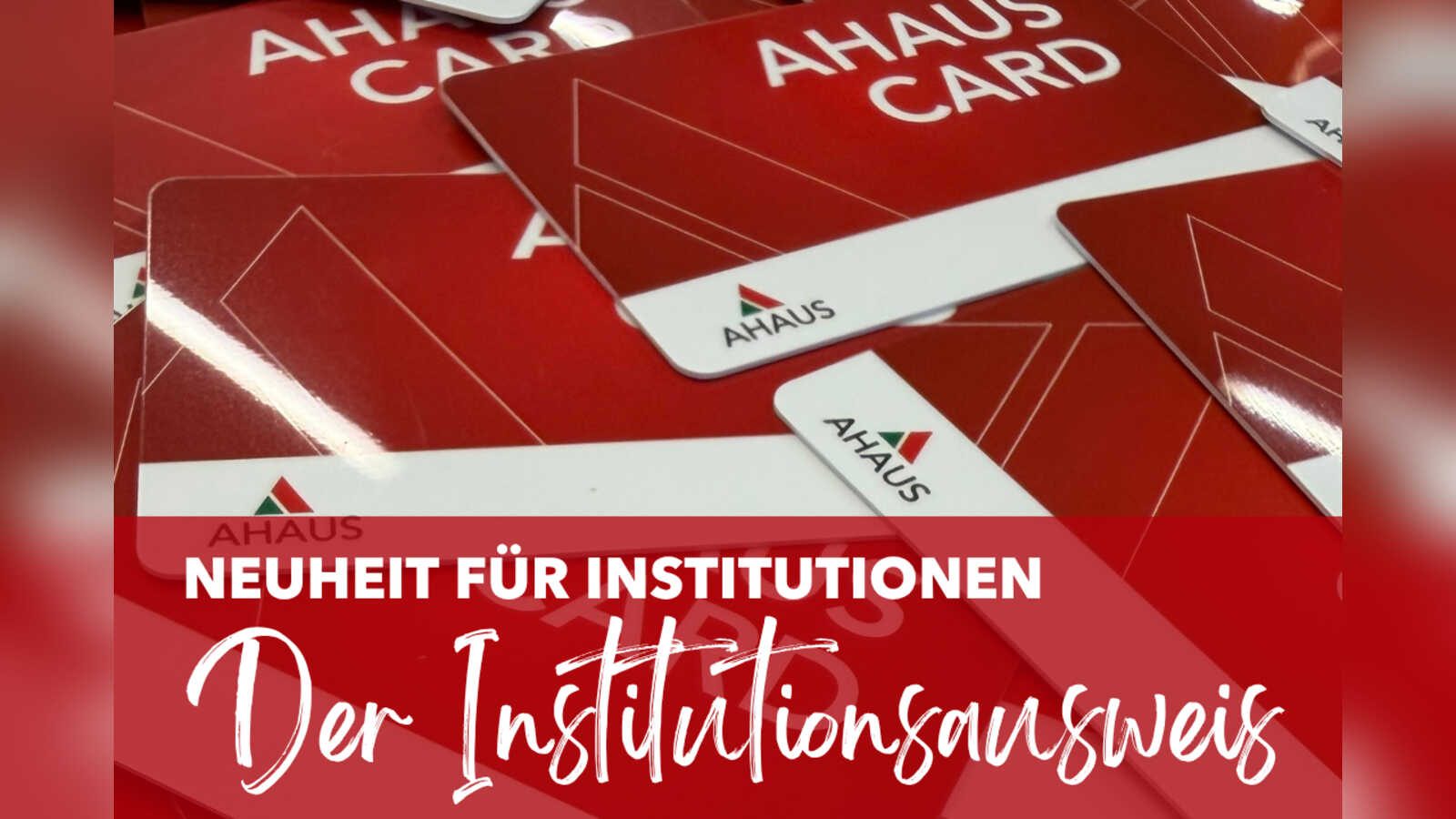 Institutionsausweis der Stadtbibliothek Ahaus für Mitarbeitende von Bildungs- und Betreuungseinrichtungen