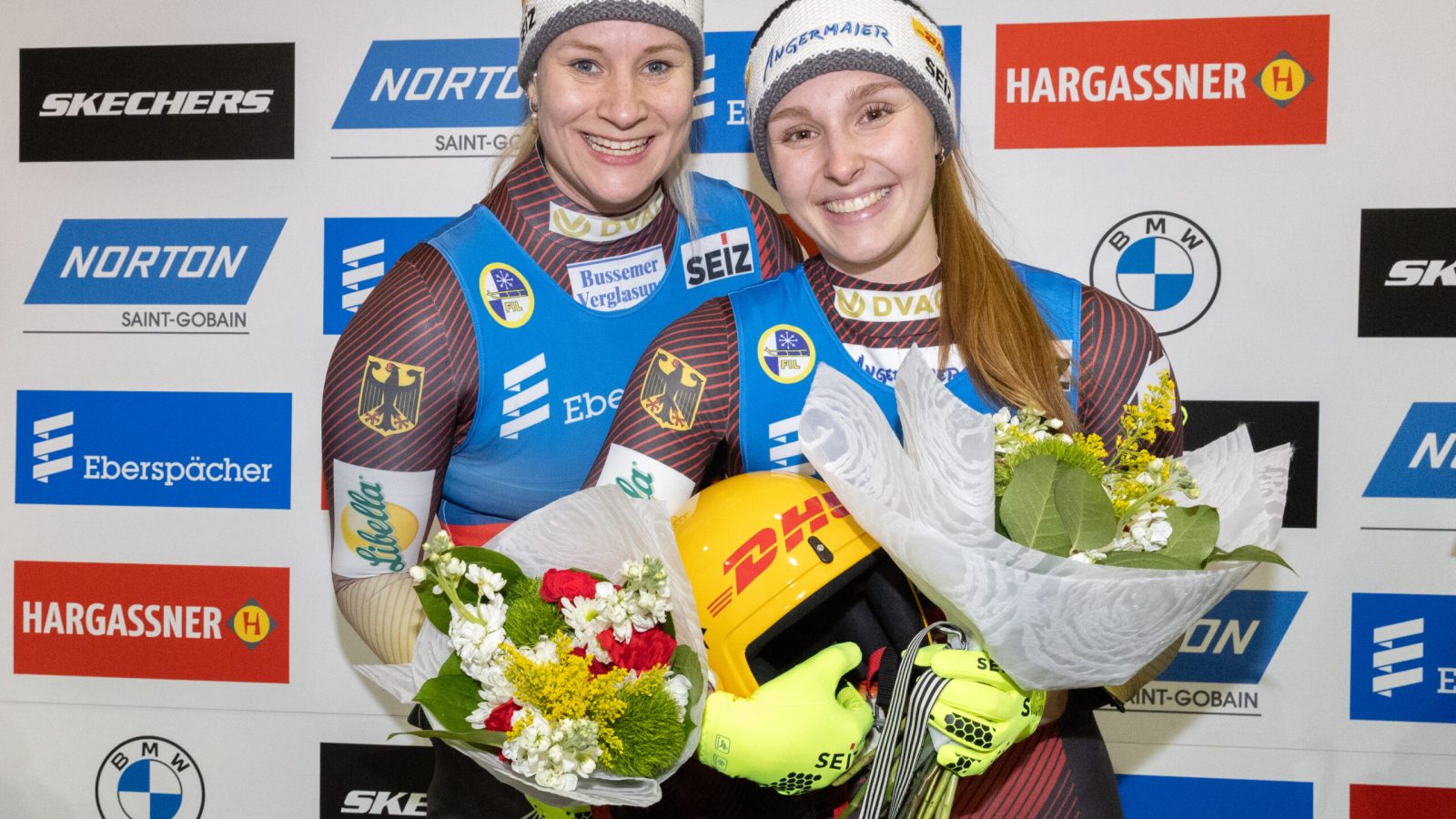 Dajana Eitberger und Magdalena Matschina (GER) / 12.12.2025 / 2. FIL Eberspächer Luge World Cup, Utah Olympic Park, Park City, USA / Women's Doubles / Weiterer Text über ots und www.presseportal.de/nr/166424 / Die Verwendung dieses Bildes für redaktionelle Zwecke ist unter Beachtung aller mitgeteilten Nutzungsbedingungen zulässig und dann auch honorarfrei. Veröffentlichung ausschließlich mit Bildrechte-Hinweis.