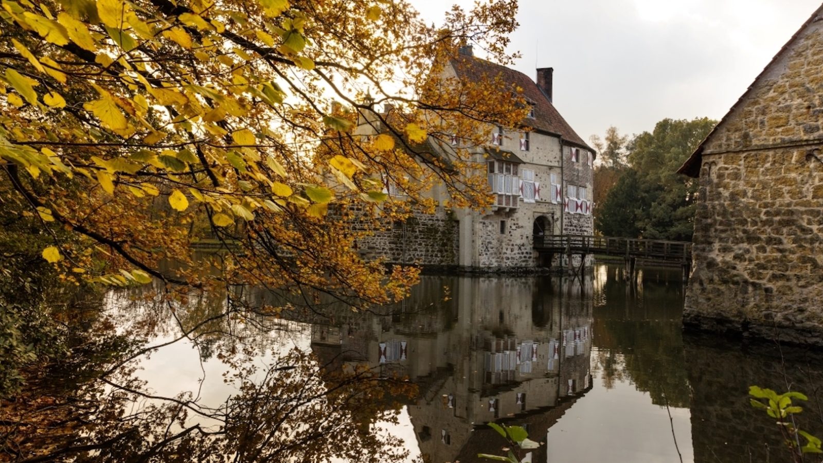 Burg Vischering in Lüdinghausen im Herbst