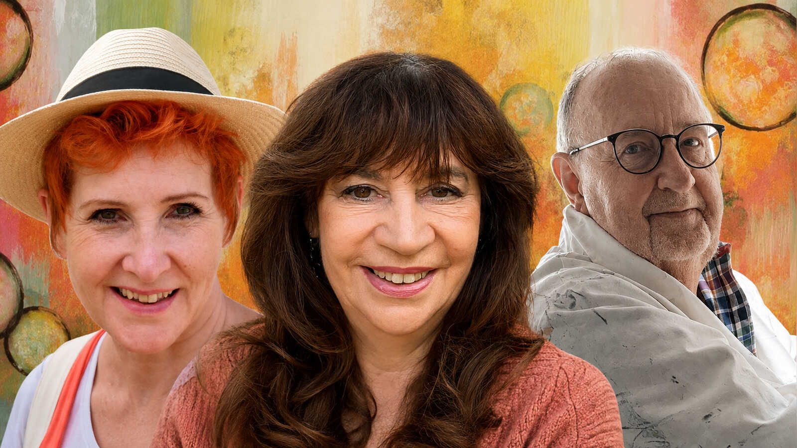 Collage aus Werken von Walli Kowalewski, Angela Nungesser und Dieter Berg zur Ausstellung Blickwinkel 51