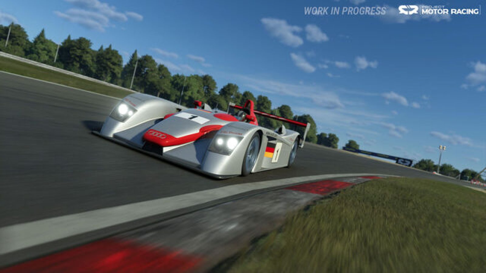 Audi R8 Le Mans-Siegerauto auf der gamescom