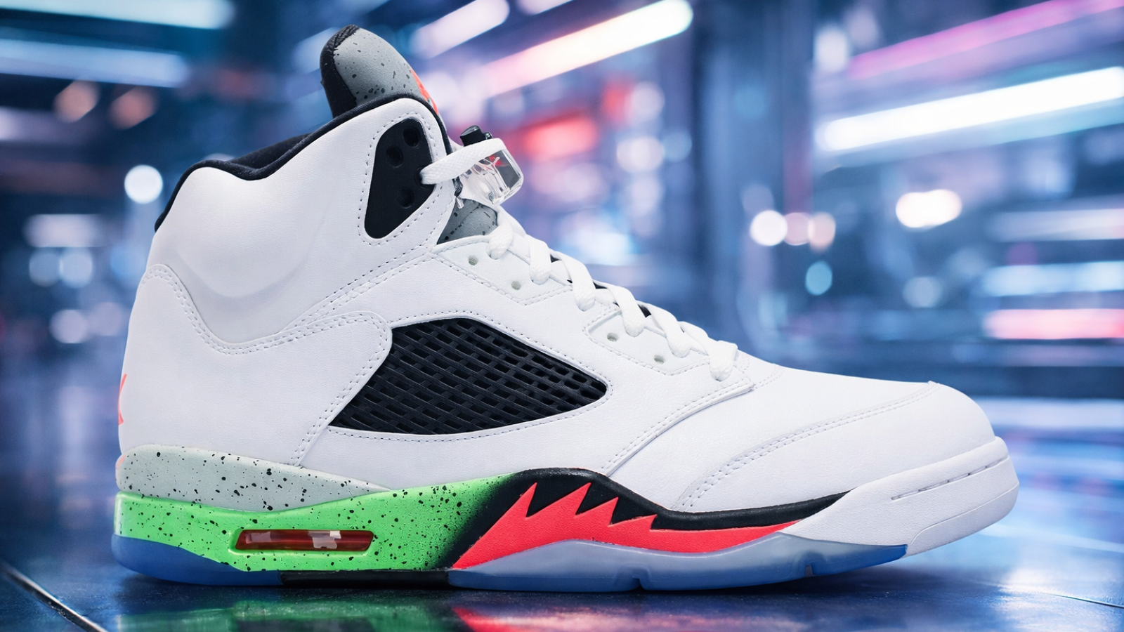 Air Jordan 5 Retro Poison Green