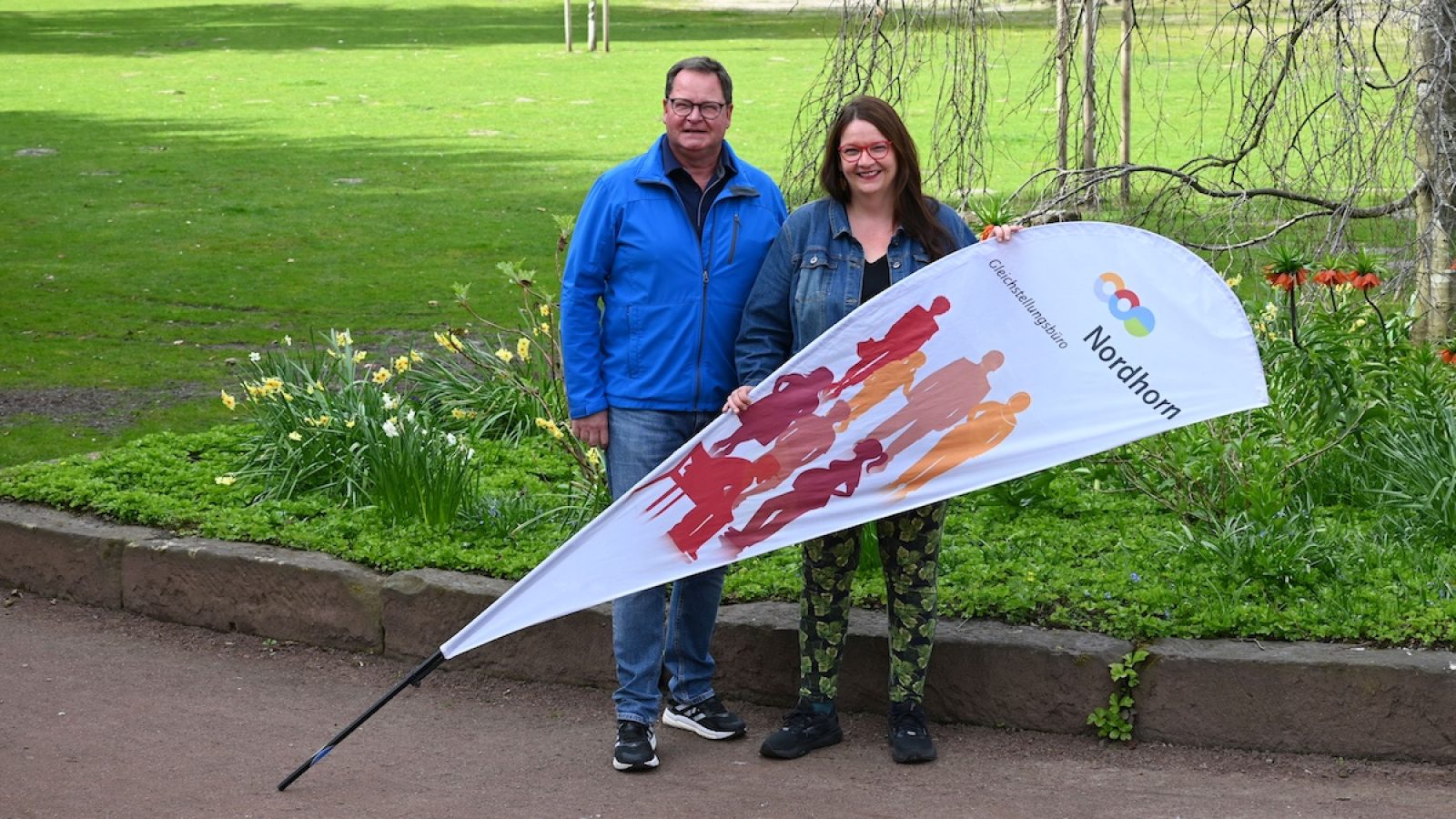 Anja Milewski und Uwe van der Heiden