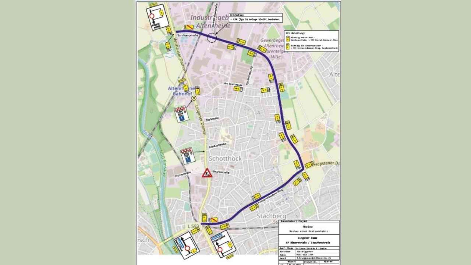 Bauarbeiten am künftigen Kreisverkehr werden fortgesetzt