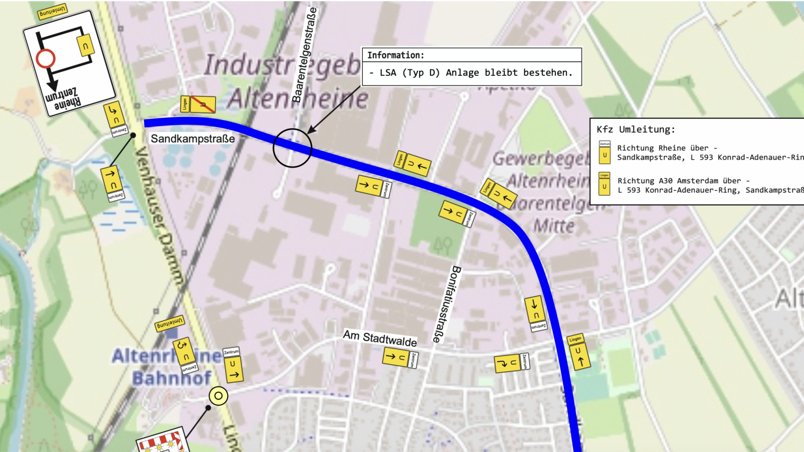 Baustart am künftigen Kreisverkehr verschiebt sich auf Februar