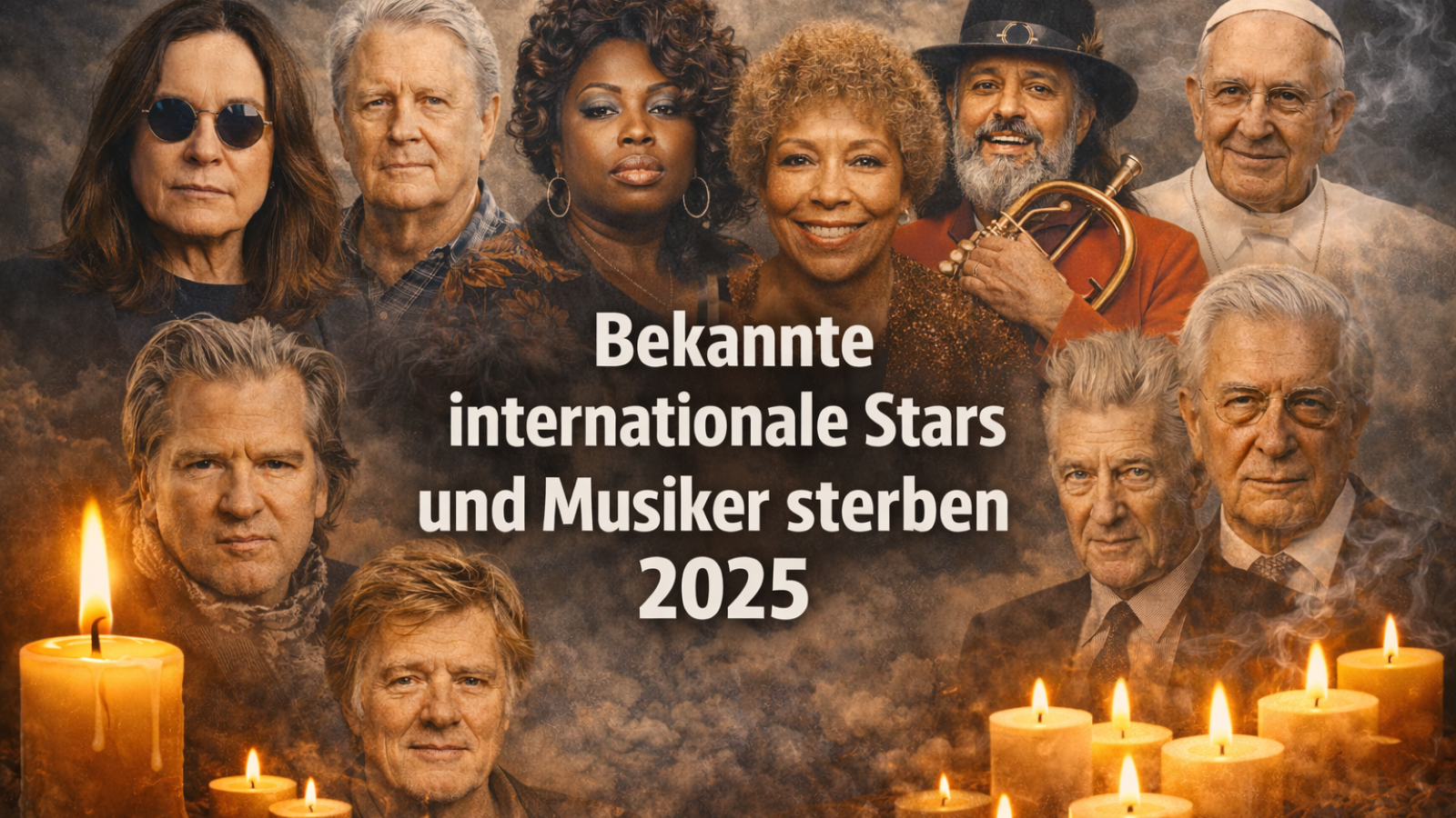 Bekannte internationale Stars und Musiker sterben 2025