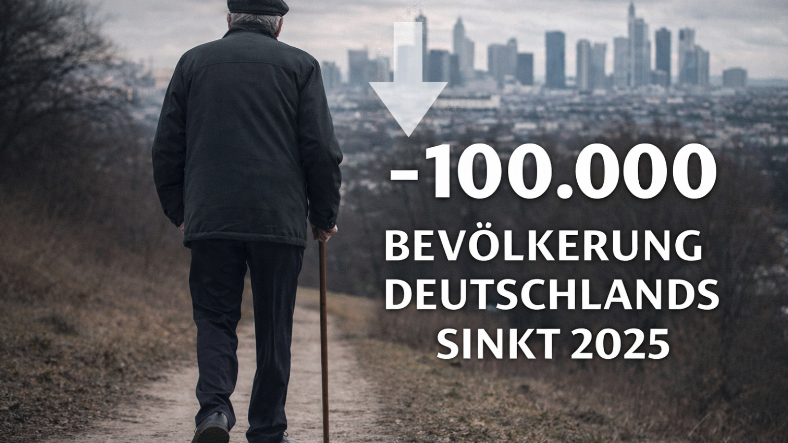Bevölkerung Deutschlands sinkt 2025 um 100.000