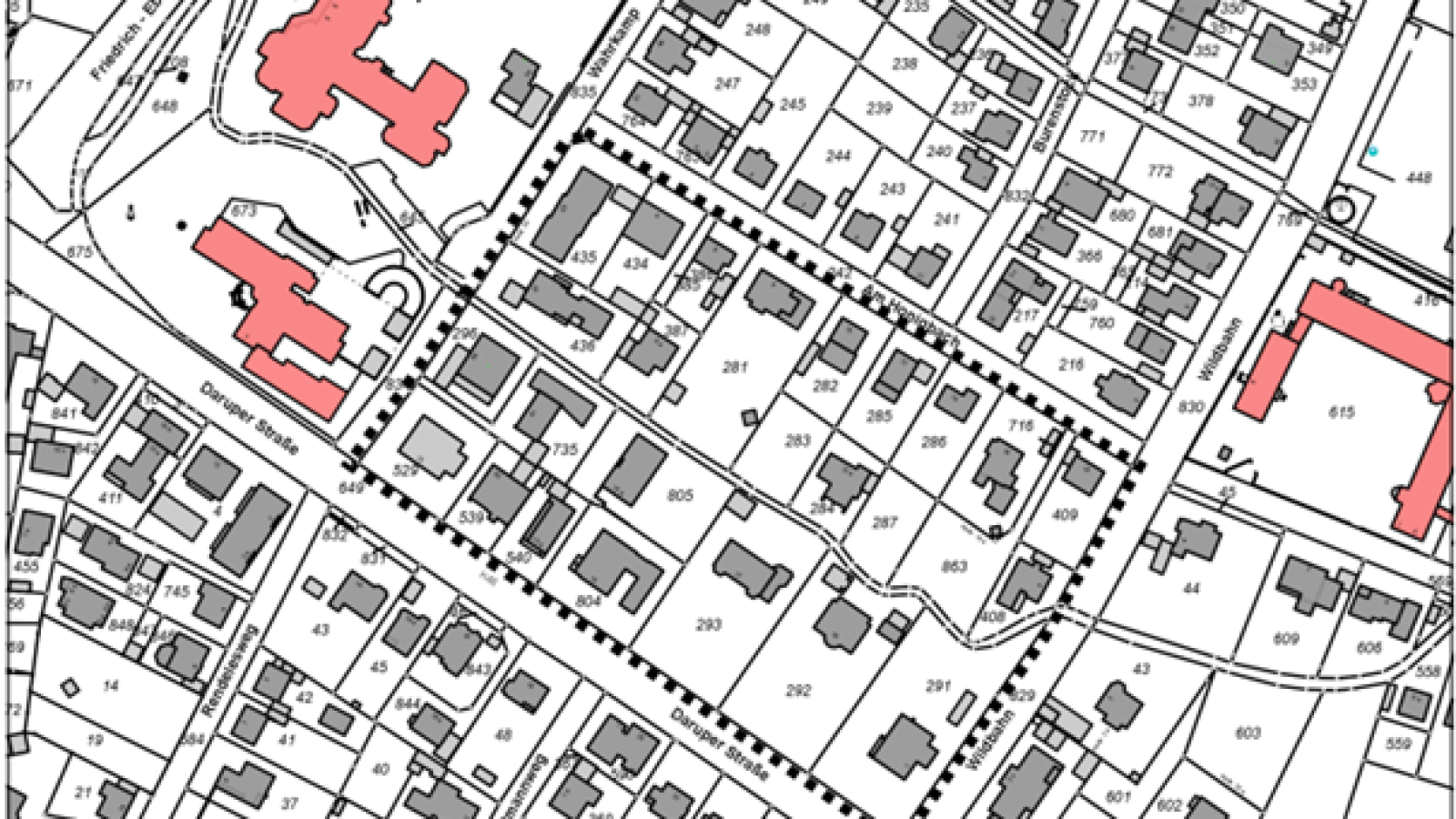 B'plan 165 Daruper Straße.Am Honigbach Geltungsbereich (c) auf der Datei