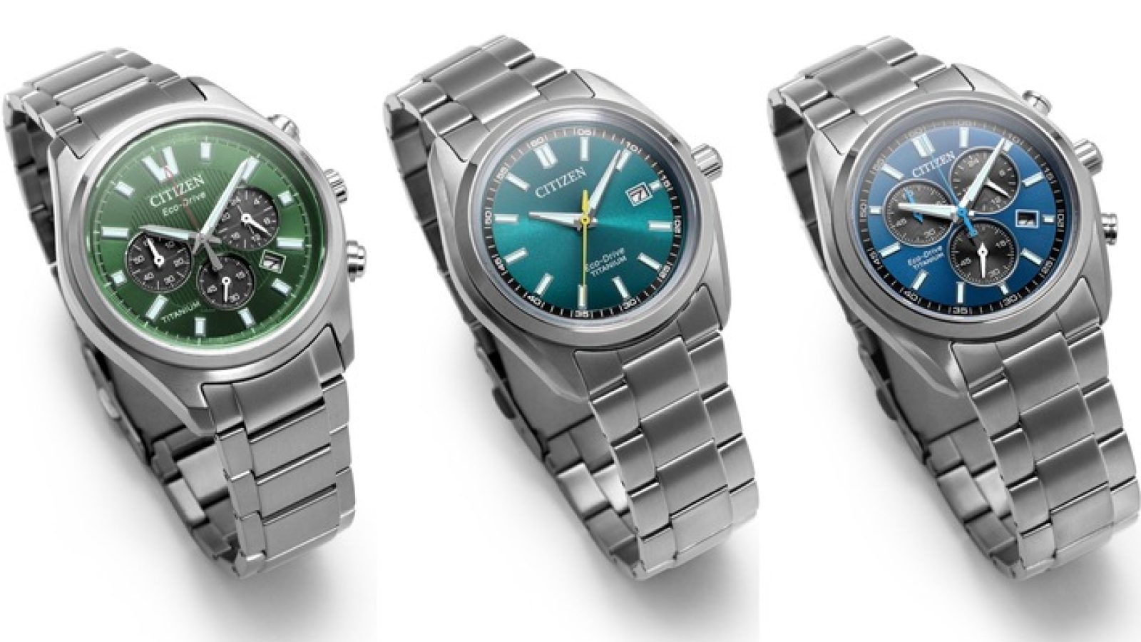 Solaruhren aus Titan - CITIZEN Super Titanium[TM] x Eco-Drive / Weiterer Text über ots und www.presseportal.de/nr/178475 / Die Verwendung dieses Bildes für redaktionelle Zwecke ist unter Beachtung aller mitgeteilten Nutzungsbedingungen zulässig und dann auch honorarfrei. Veröffentlichung ausschließlich mit Bildrechte-Hinweis.