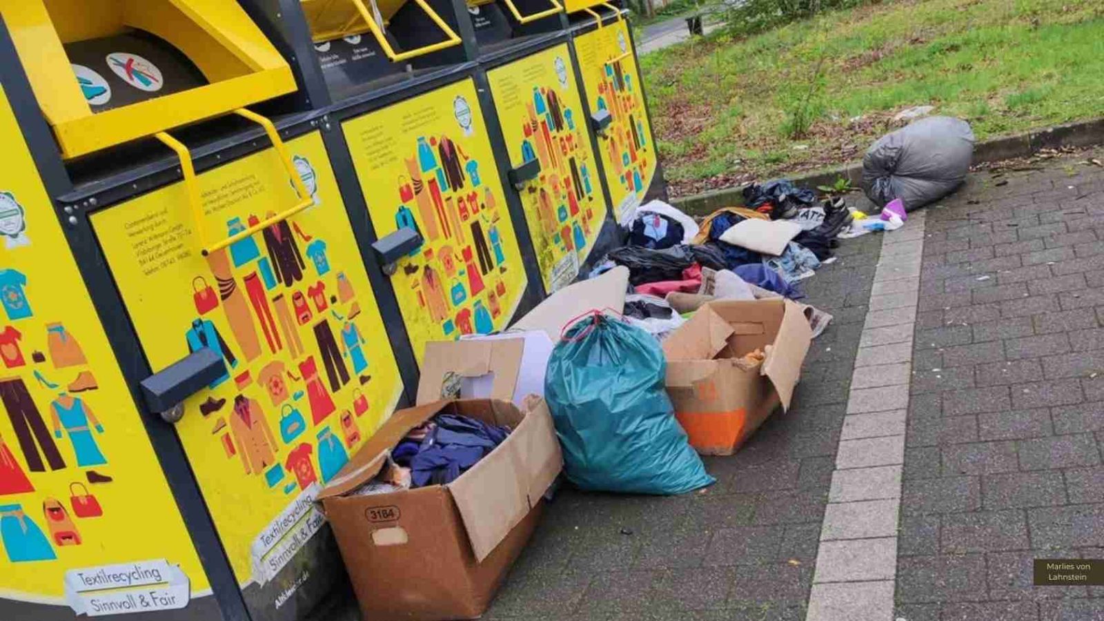 Container auf der Plesse