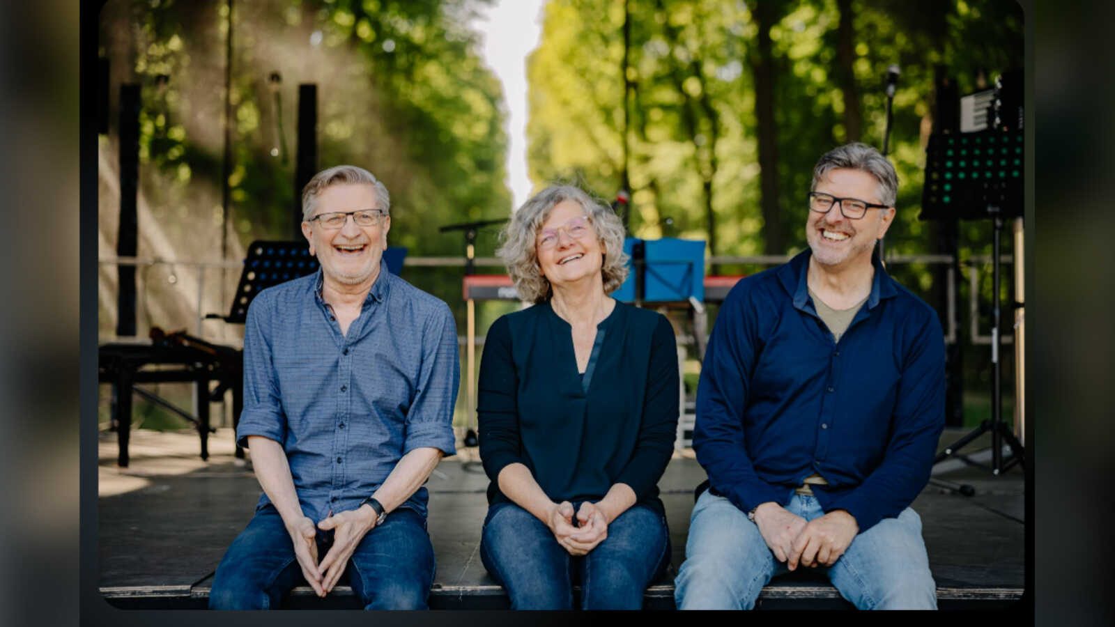 Die Band De Fiedels: Rainer Rohe, Tessie Stade und Reinhard Holt
