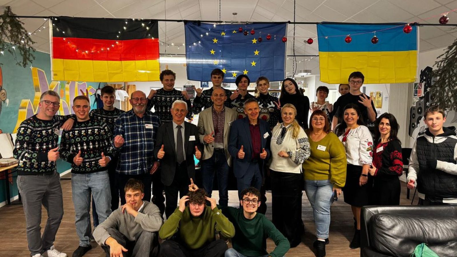 Delegation aus Krasnosilka