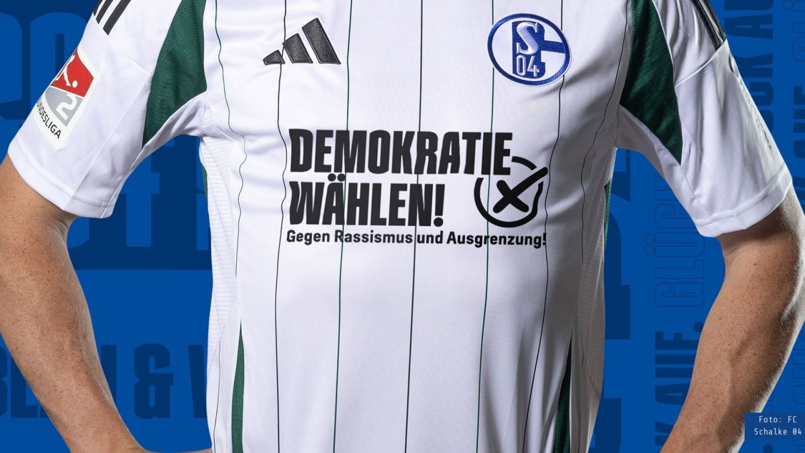 S04 und SV Darmstadt 98 rufen mit gemeinsamer Botschaft zur Teilnahme an der Bundestagswahl 2025 auf