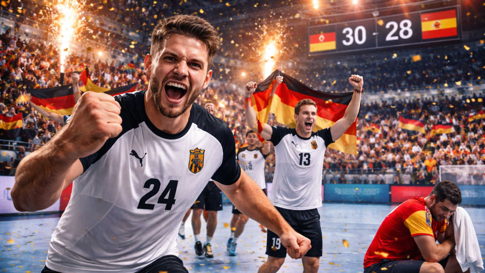 Deutschland gewinnt bei Handball-EM 2026 gegen Spanien