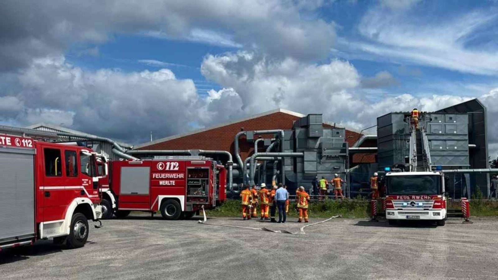 Einsätze im Werlter Gewerbegebiet