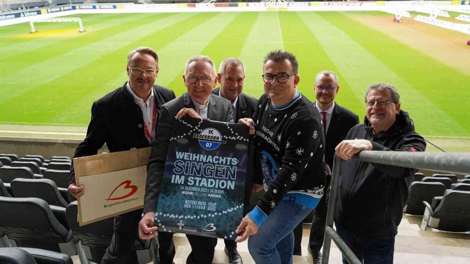 Erstes Weihnachtssingen in der Home Deluxe Arena am 14. Dezember