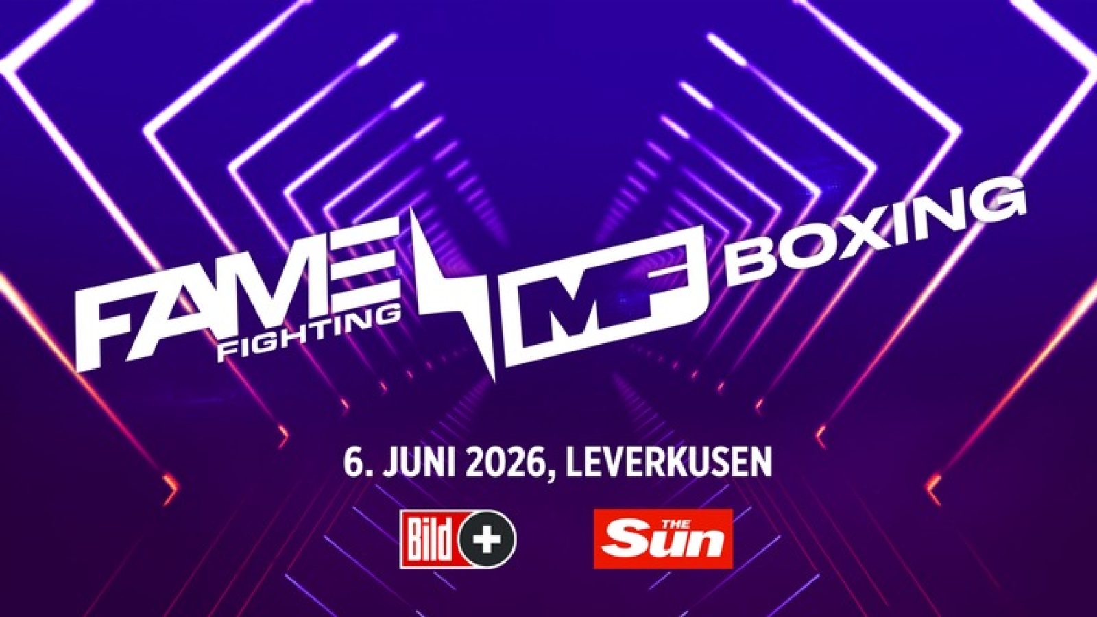 BILD und The Sun zeigen das deutsch-britische Box-Event in Kooperation mit Misfits Boxing am 6. Juni 2026 live aus Leverkusen / Weiterer Text über ots und www.presseportal.de/nr/56001 / Die Verwendung dieses Bildes für redaktionelle Zwecke ist unter Beachtung aller mitgeteilten Nutzungsbedingungen zulässig und dann auch honorarfrei. Veröffentlichung ausschließlich mit Bildrechte-Hinweis.
