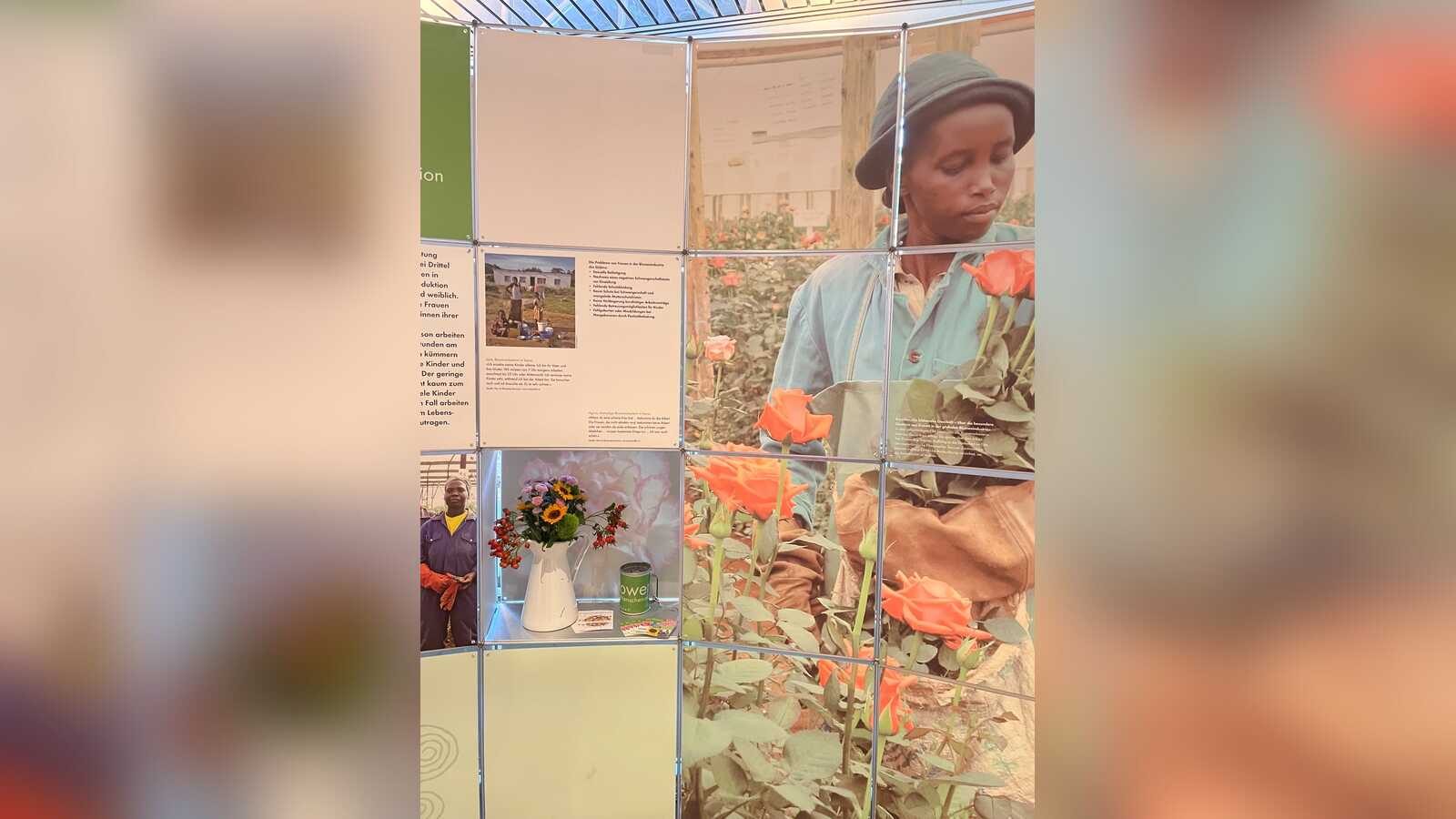 Ausstellung „FairFlowers – Mit Blumen für Menschenrechte“ in der Alten Sparkasse Dülmen