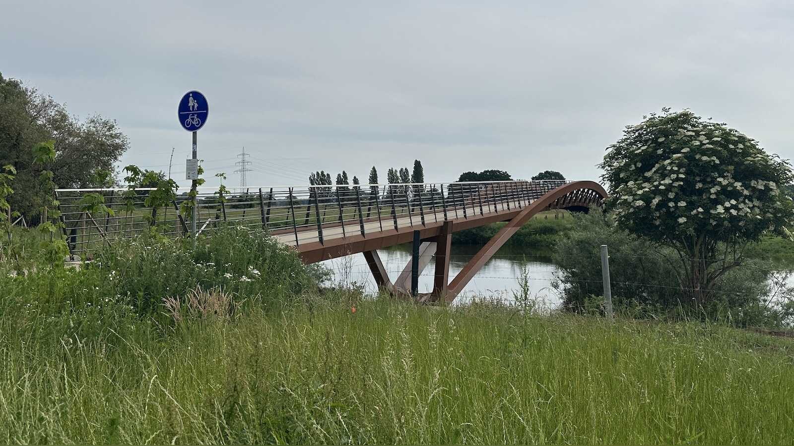 Fährbrücke über die Ems zwischen Klein Hesepe und Schwefingen