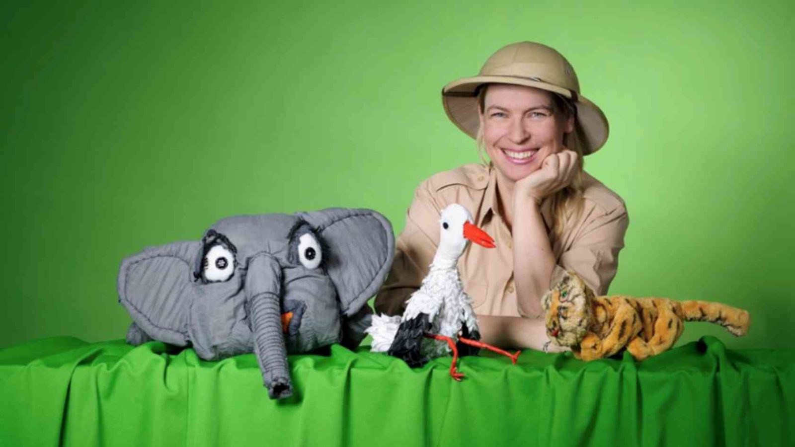 Tierisch viel Spaß verspricht das Puppenspiel „Klappers Reise oder Wo bitte geht’s nach Afrika?“