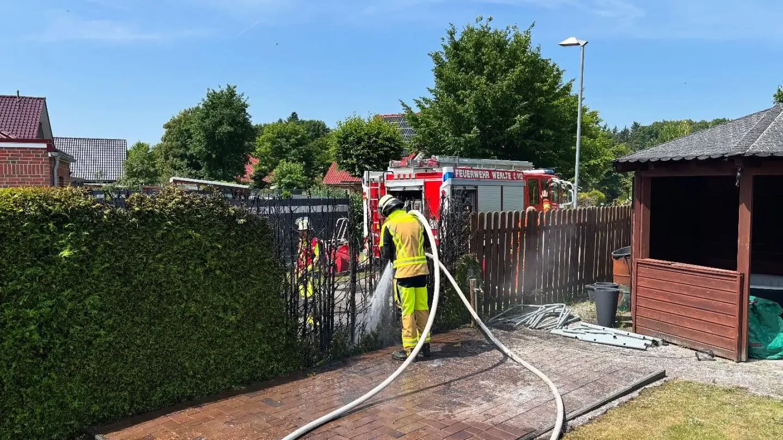 Flächenbrand schnell unter Kontrolle