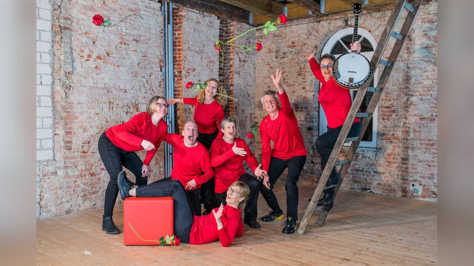 Das Grafschafter Improtheater-Ensemble Platt up Zack