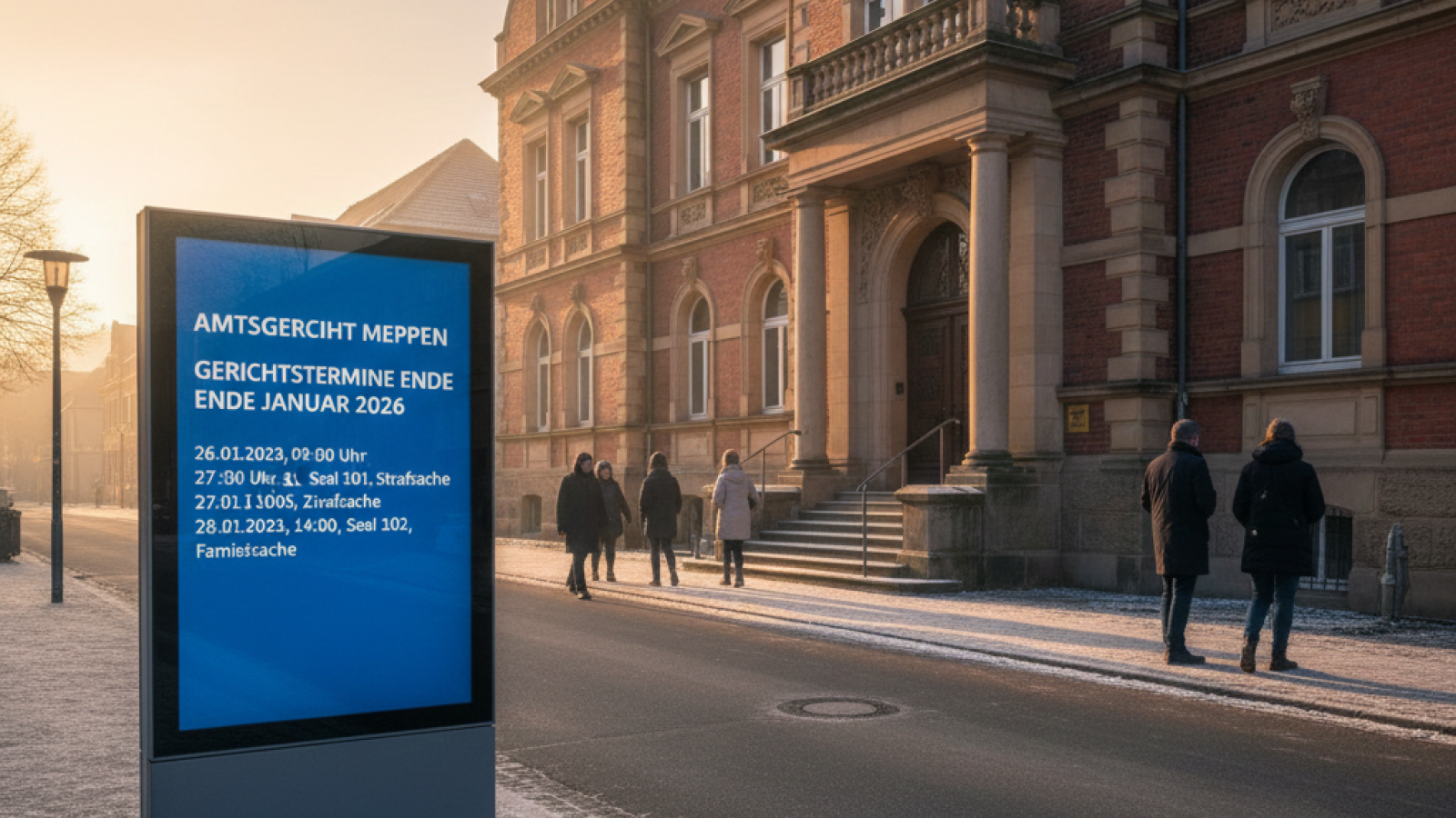 Gerichtstermine Ende Januar 2026