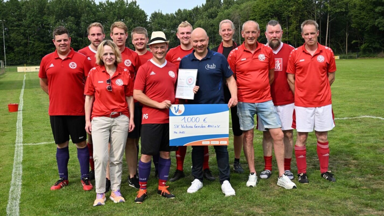 Victoria Gersten erhält Auszeichnung als engagementfreundlicher Verein