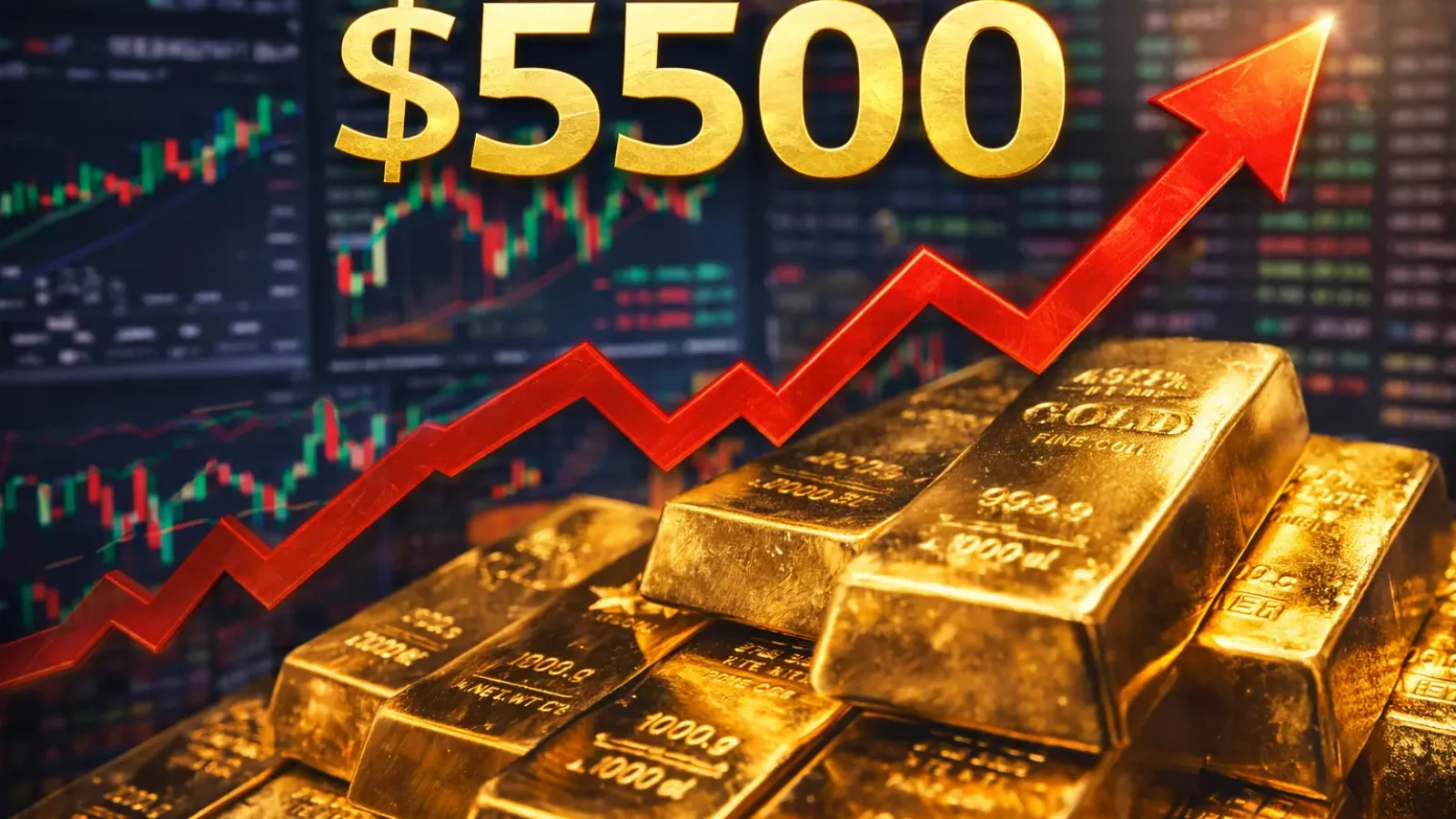 Goldpreis überschreitet 5500 Dollar-Marke